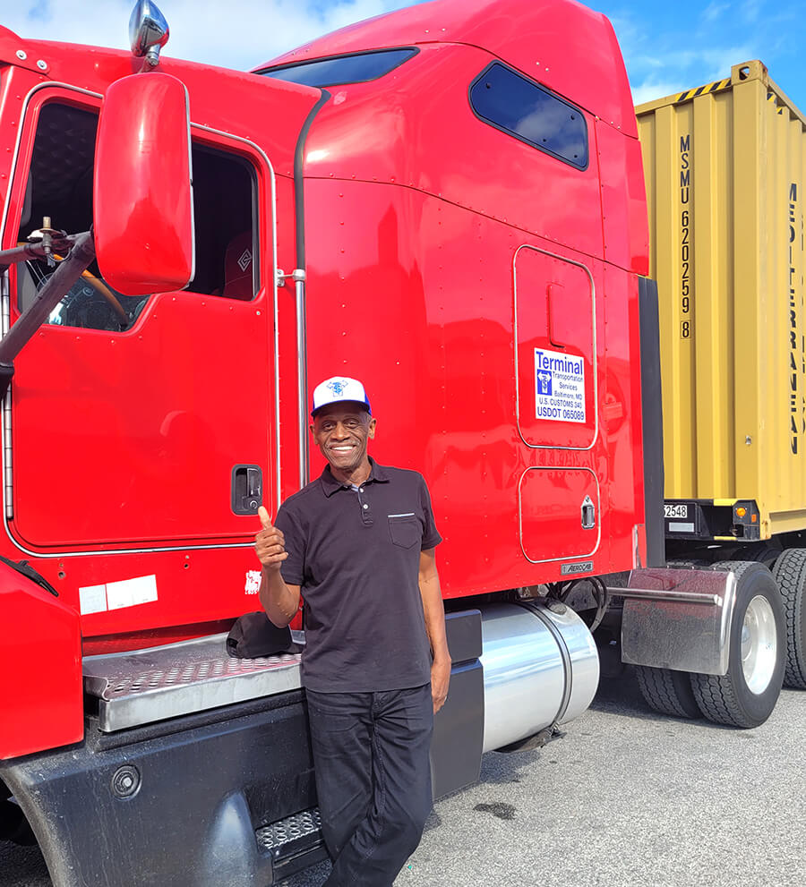 terminal transportation trucker driver, figgy jones
