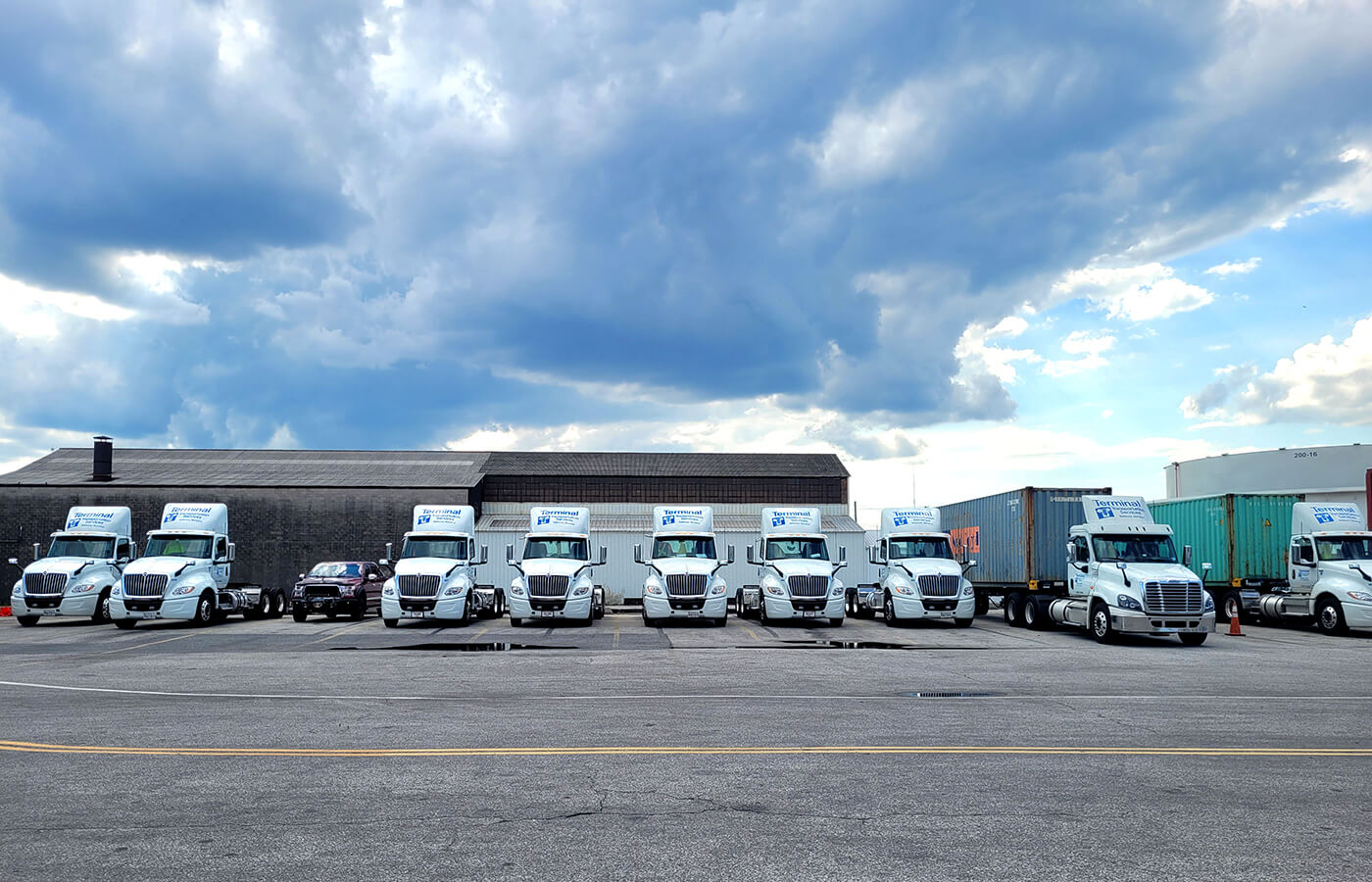 terminal transportion truck fleet at baltimore yard